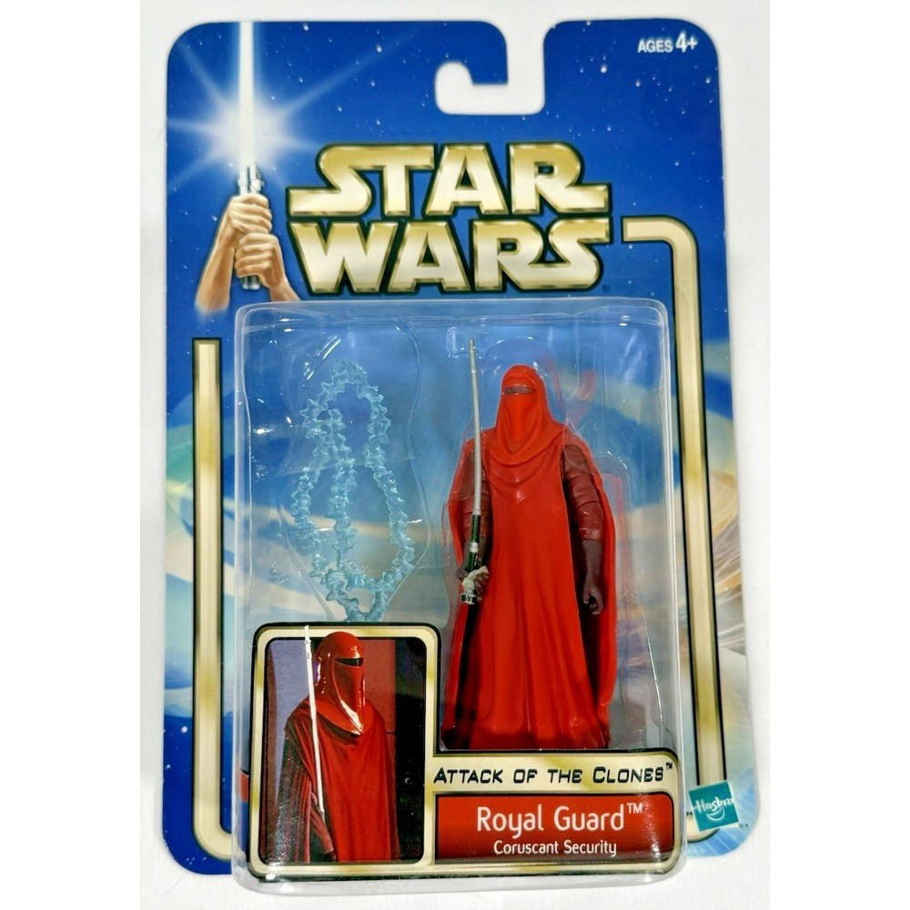 Hasbro Star Wars Action Figure 3.75" Red Royal Guard Coruscant Security